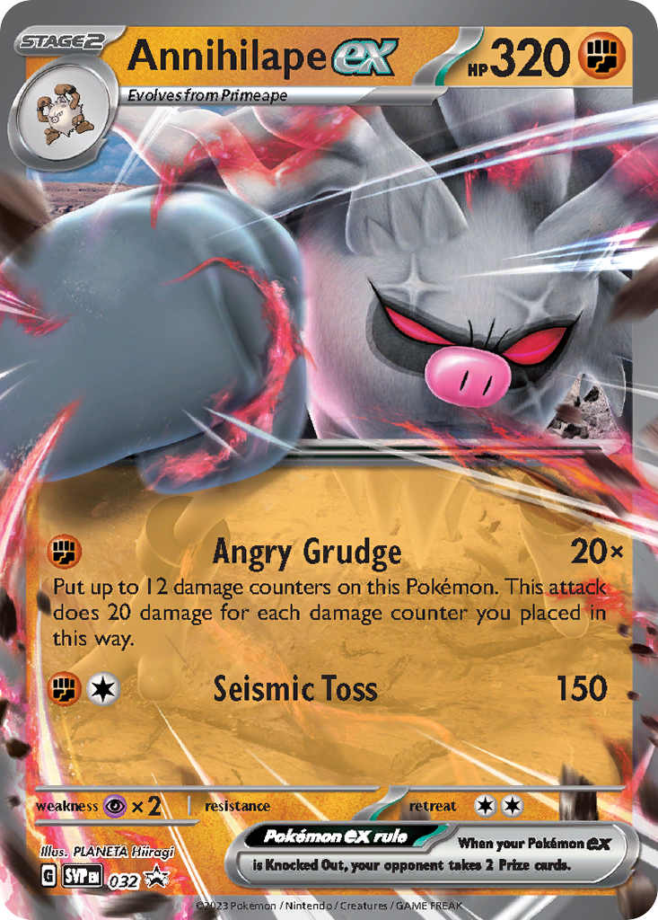 Annihilape ex (32/148) - Scarlet & Violet Black Star Promos Pokémon Card