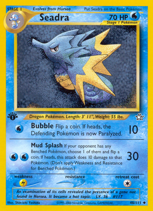 Seadra (48/111) - Neo Genesis Pokémon Card