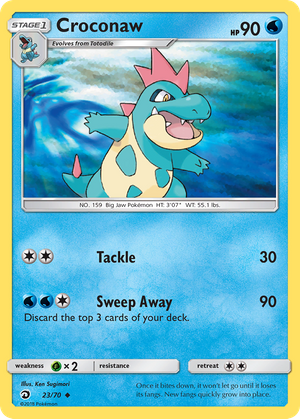 Croconaw (23/70) - Dragon Majesty