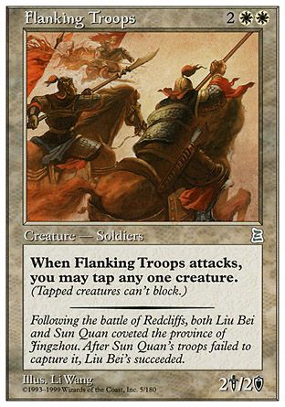 Flanking Troops (Portal Three Kingdoms) Trading Card