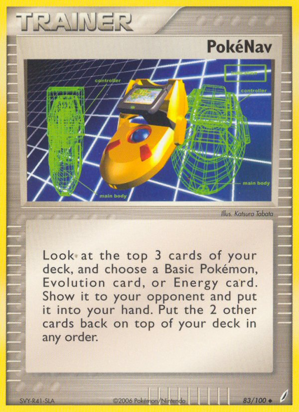 PokéNav (Trainer: Item) (83/100) - Crystal Guardians Pokémon Card