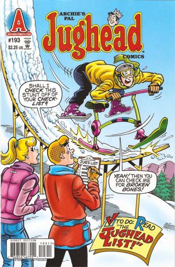 Archie's Pal Jughead Comics #193