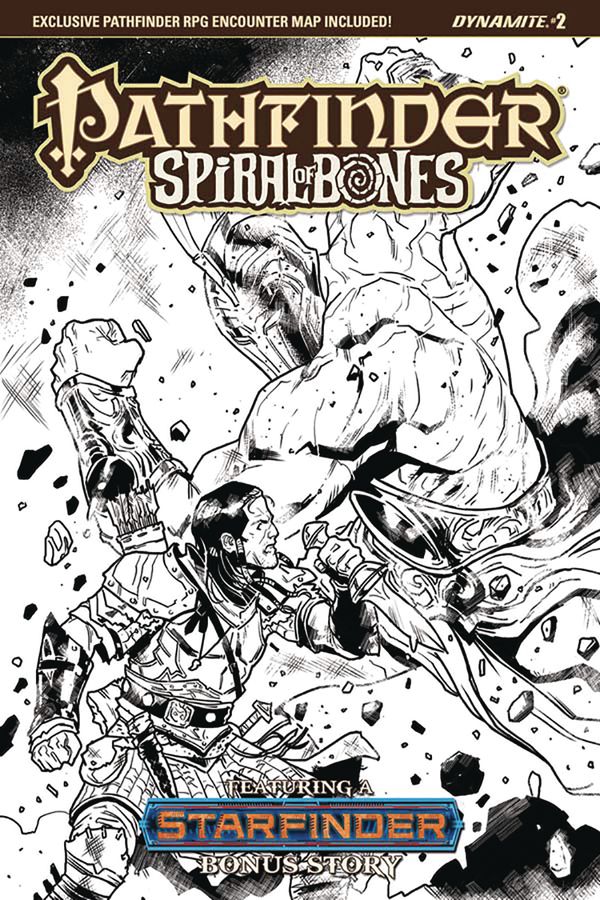 Pathfinder Spiral Of Bones #2 (Cover D Galindo B&w Cover)