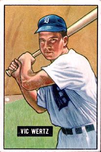 Vic Wertz 1951 Bowman #176 Sports Card
