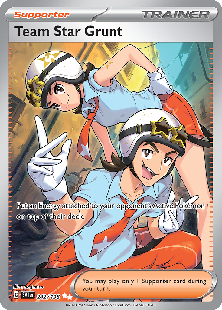 Team Star Grunt (242/198) - Scarlet & Violet Pokémon Card