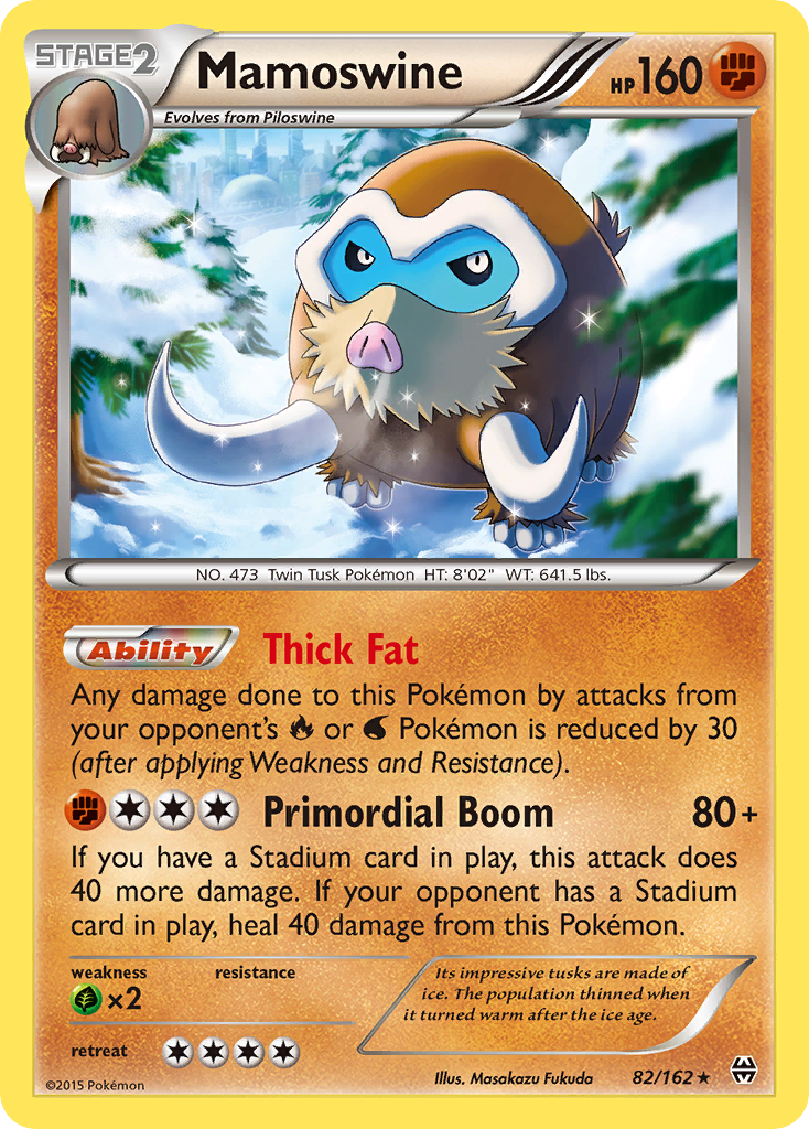 Mamoswine (82/162) - BREAKthrough Pokémon Card