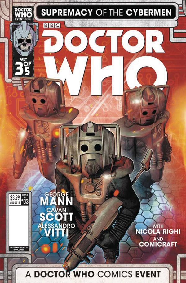 Doctor Who: Supremacy of the Cybermen #3 (Cover C Listrani Cybermen Variant)