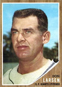Don Larsen 1962 Topps #33 Sports Card