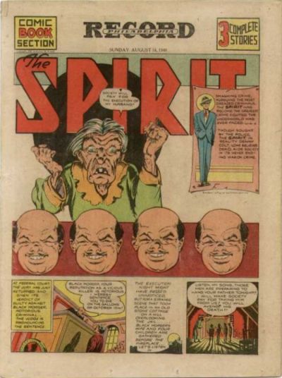 Spirit Section #8/18/1940 Comic