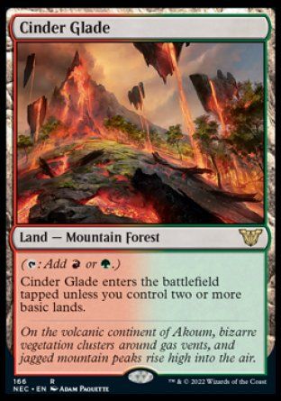 Cinder Glade (Kamigawa Neon Dynasty Commander Decks) Trading Card