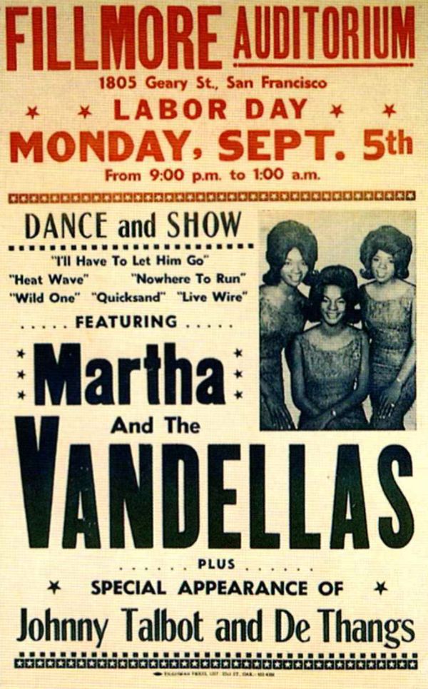 AOR-1.63 Martha & the Vandellas The Fillmore 1966