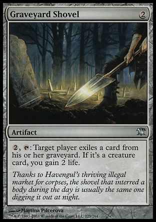 Graveyard Shovel (Innistrad) Trading Card