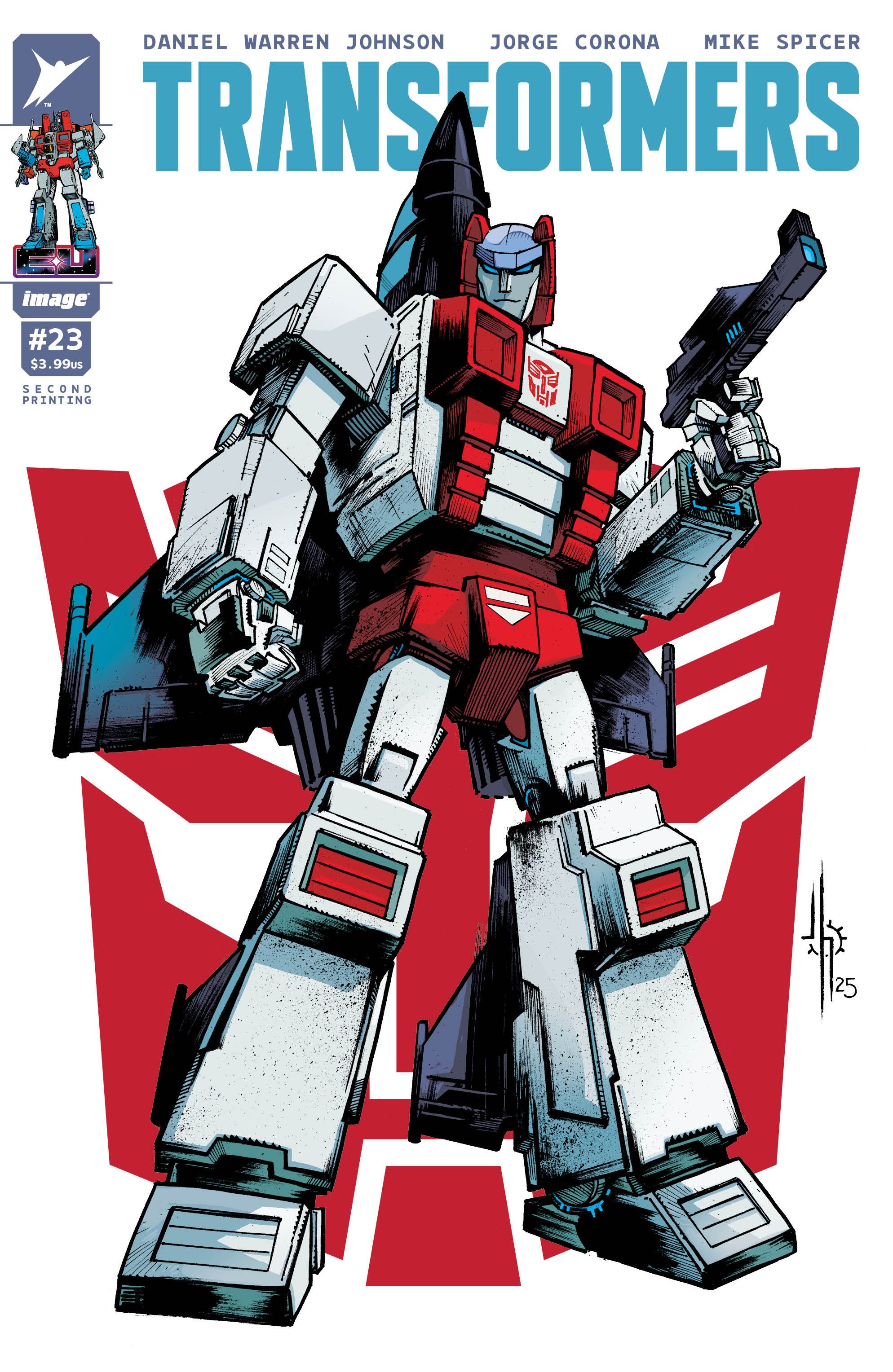 Transformers #23 (2nd Ptg Cvr B Jason Howard Autobot Variant) Comic