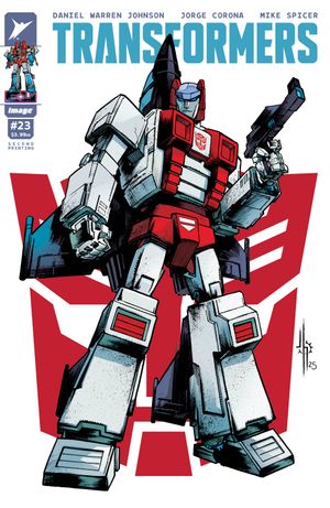 Transformers #23 (2nd Ptg Cvr B Jason Howard Autobot Variant)