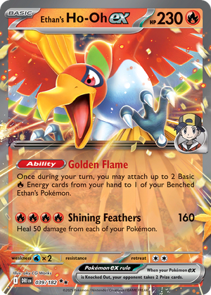 Ethan's Ho-Oh ex (39/182) - Destined Rivals