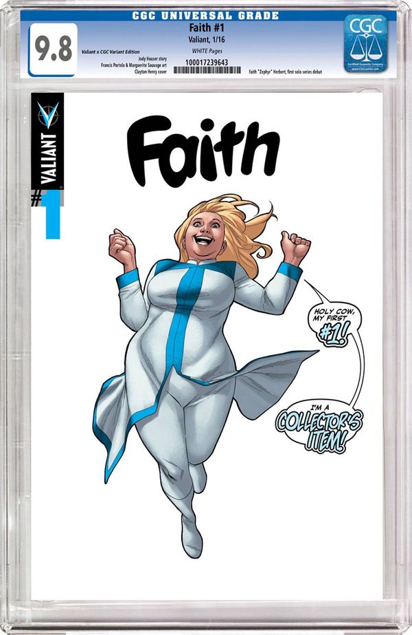 Faith #1 (Cover C Cgc Replica Henry)