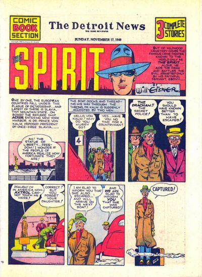 Spirit Section #11/17/1940 Comic