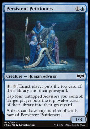 Persistent Petitioners (Ravnica Allegiance) Trading Card