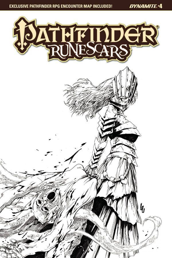 Pathfinder: Runescars #4 (Cover D 10 Copy Lau B&w Cover)