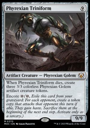 Phyrexian Triniform (March of the Machine Commander Decks)