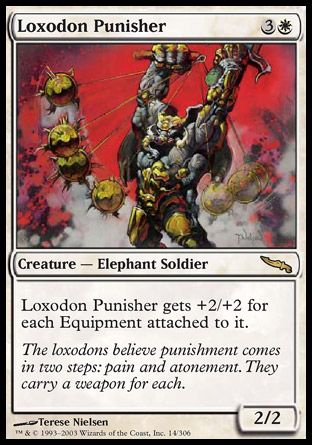 Loxodon Punisher (Mirrodin) Trading Card