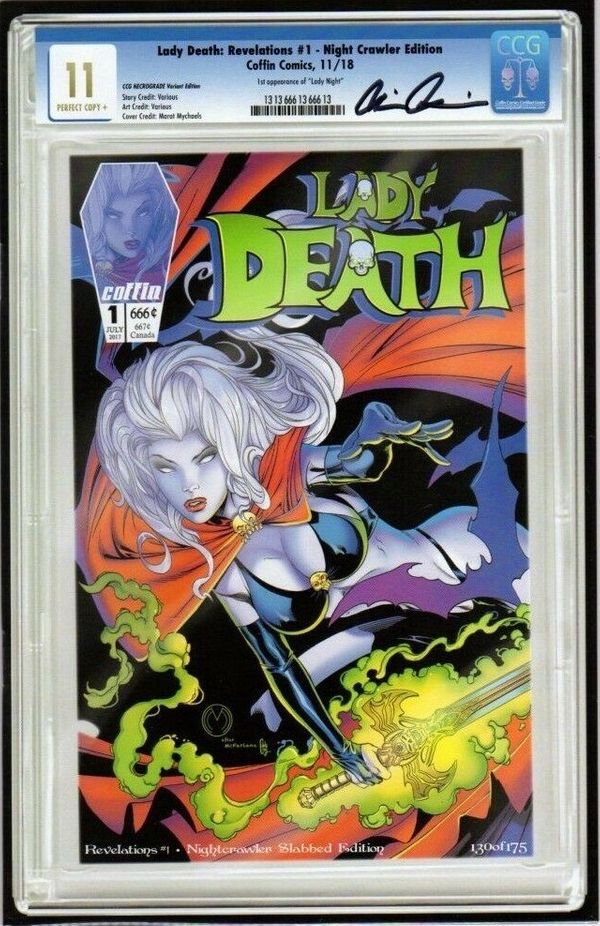 Lady Death: Revelations #1 (Nightcrawler Slabbed Edition)