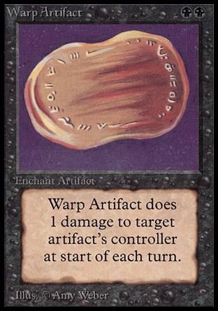 Warp Artifact (Beta) Trading Card