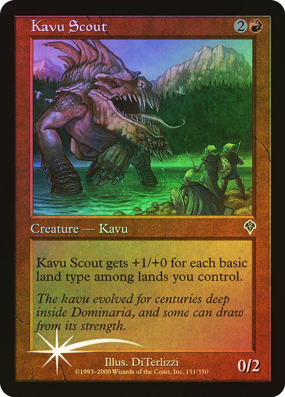 Kavu Scout (Invasion - Foil) Trading Card