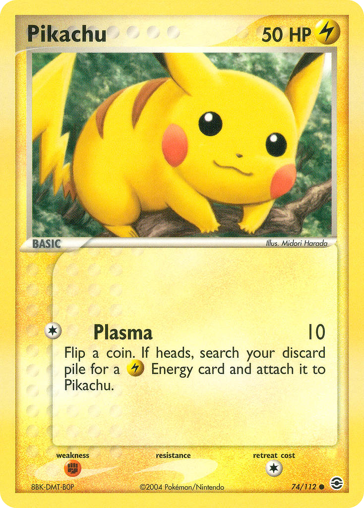 Pikachu (74/112) - FireRed & LeafGreen Pokémon Card