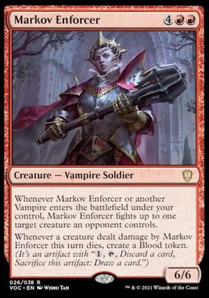 Markov Enforcer (Innistrad Crimson Vow Commander Decks)