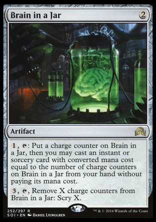 Brain in a Jar (Shadows over Innistrad) Trading Card