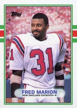 Fred Marion 1989 Topps #197 Sports Card