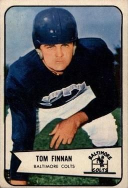 Tom Finnin 1954 Bowman #97b Sports Card