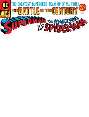 Superman vs. The Amazing Spider-Man #nn (Facsimile Edition Cvr D Blank Variant)