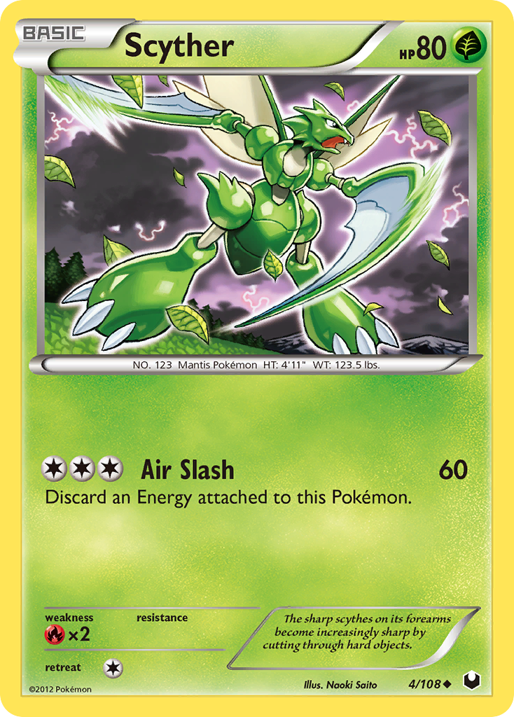 Scyther (4/108) - Dark Explorers Pokémon Card