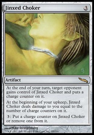 Jinxed Choker (Mirrodin) Trading Card