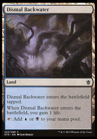 Dismal Backwater (Khans of Tarkir) Trading Card