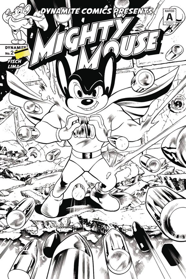 Mighty Mouse #2 (Cover D 15 Copy Lima B&w Cover)