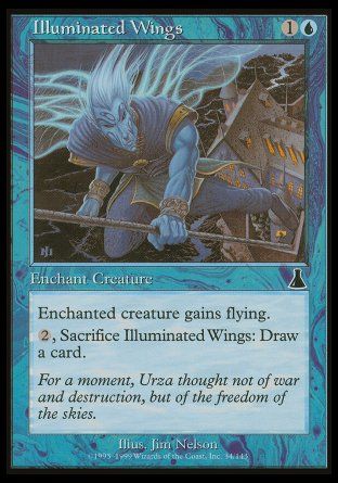 Illuminated Wings (Urza's Destiny) Trading Card