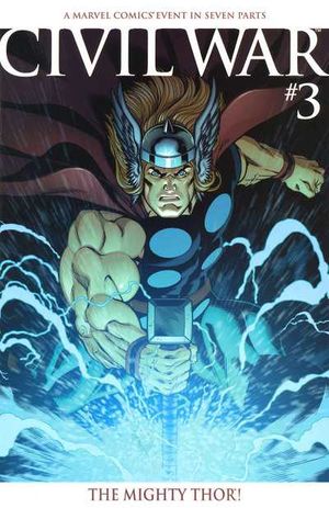 Civil War #3 (Variant Thor Cover)