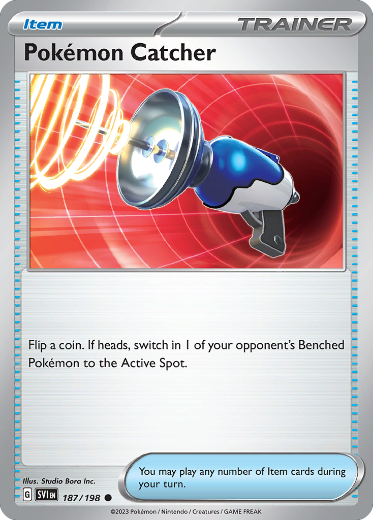 Pokémon Catcher (187/198) - Scarlet & Violet Pokémon Card