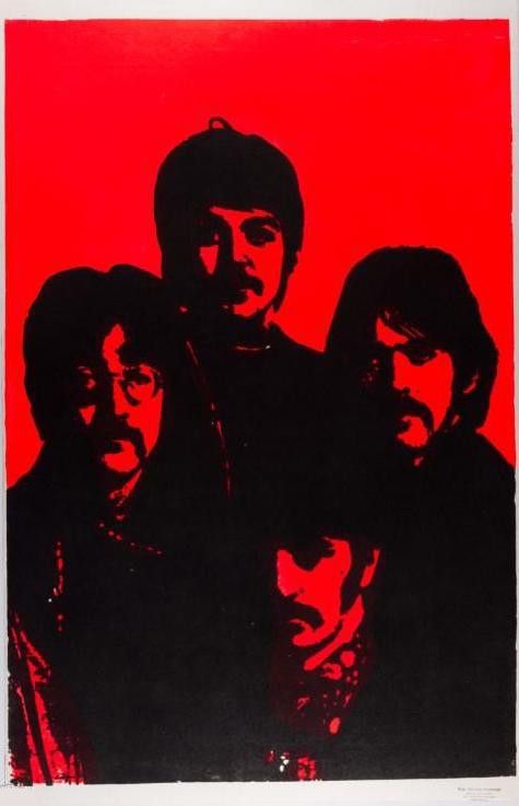 The Beatles Blacklight Poster Concert Poster
