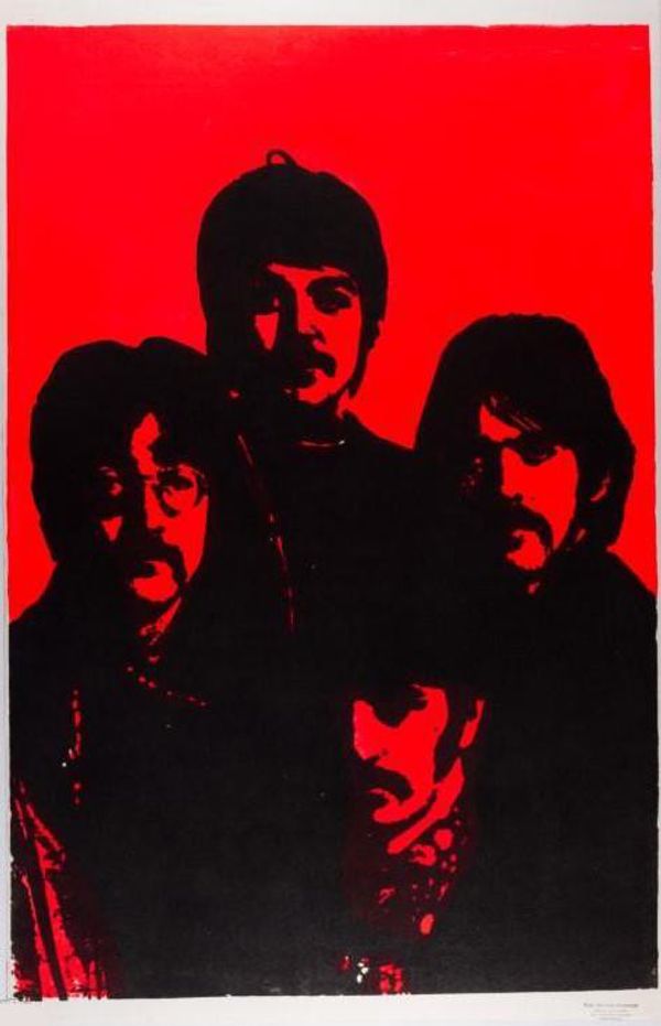 The Beatles Blacklight Poster