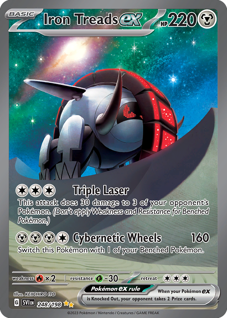 Iron Treads ex (248/198) - Scarlet & Violet Pokémon Card