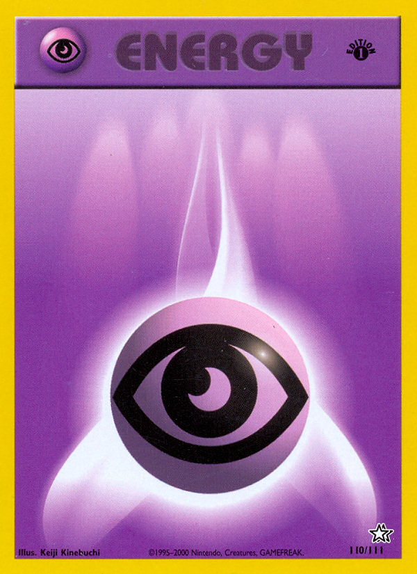 Psychic Energy (110/111) - Neo Genesis Pokémon Card