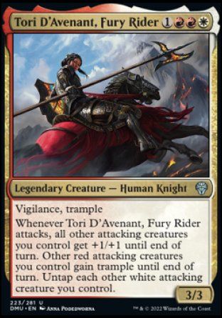 Tori D'Avenant, Fury Rider (Dominaria United) Trading Card