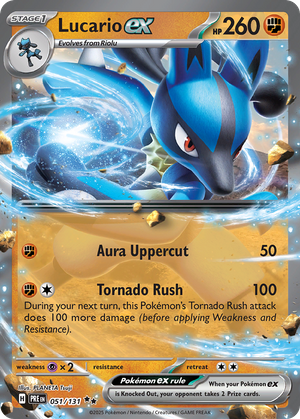 Lucario ex (51/131) - Prismatic Evolutions