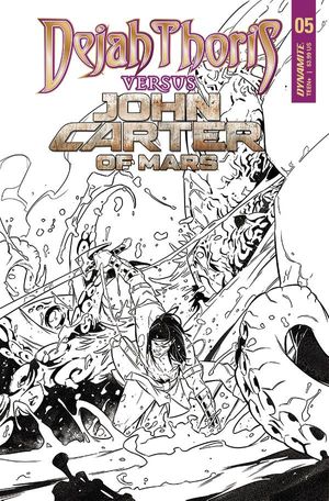 Dejah Thoris Vs John Carter Of Mars #5 (Cover E 10 Copy Cover Miracolo B&am)