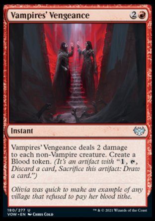 Vampires' Vengeance (Innistrad: Crimson Vow) Trading Card