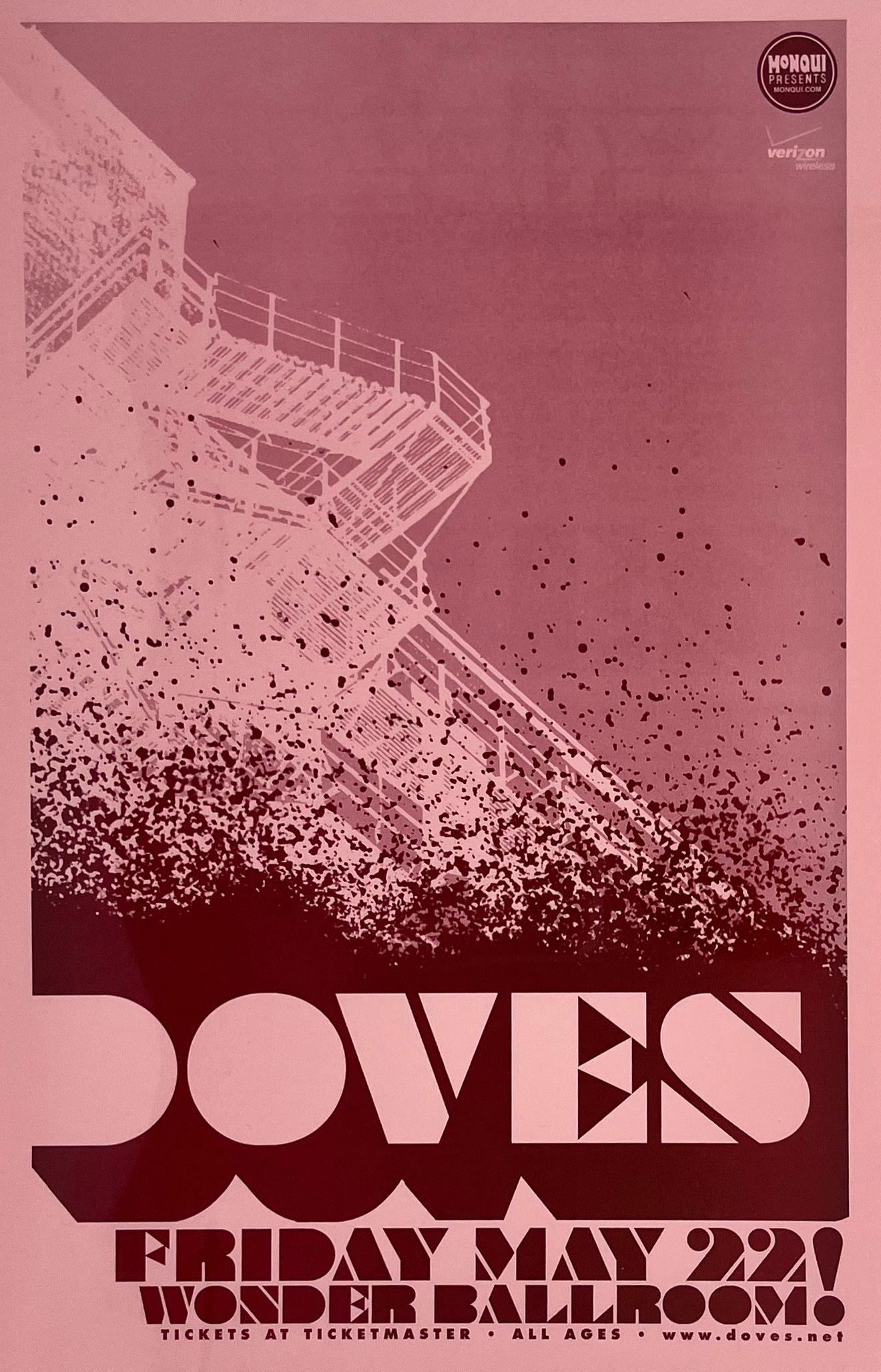 MXP-144.9 Doves Wonder Ballroom 2009 Concert Poster
